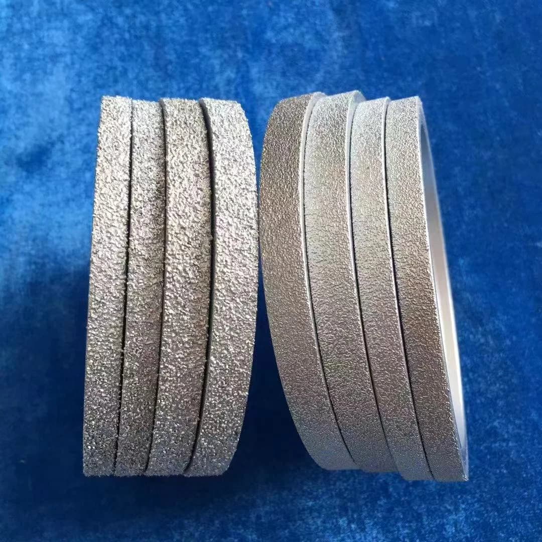 set of brazed diamond profile wheels in different widths