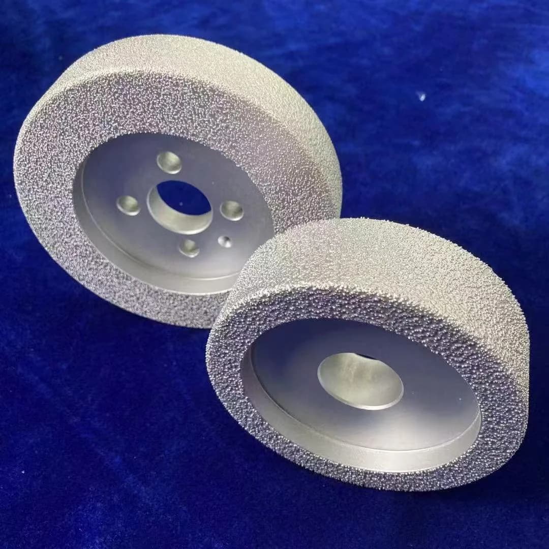 brazed diamond ring wheels shown with their mounting holes
